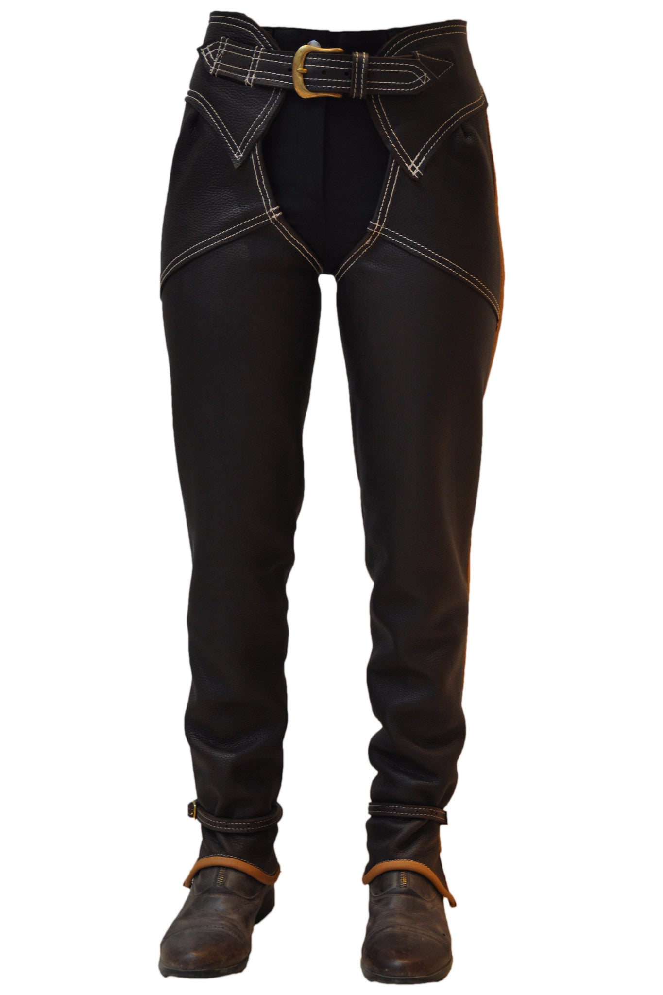 Chaps - Original Full Length Leather Chaps - Long Leg