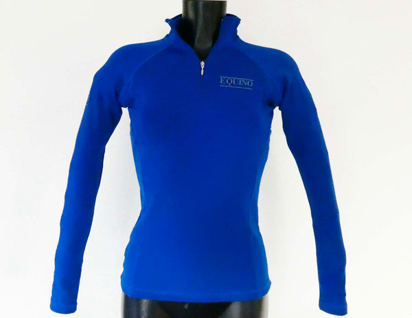 Fitted Long Sleeve Top - Royal Blue