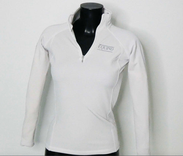 Fitted Long Sleeve Top - White